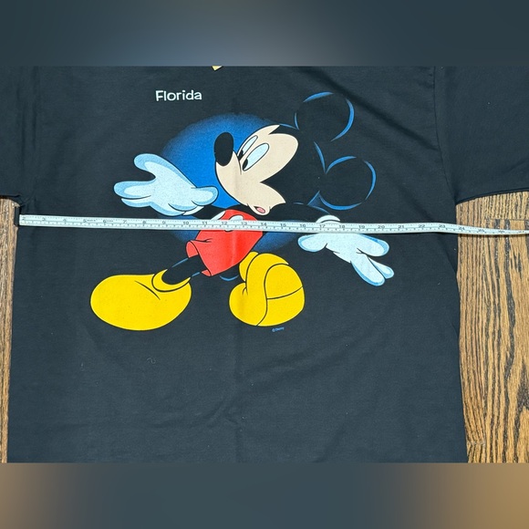 NWT RARE 90s Vintage Disney Mickey Mouse All Over Print Front Back Shirt Size L - Picture 8 of 10